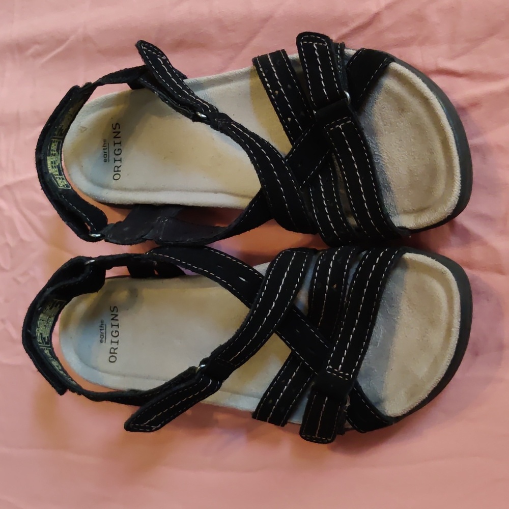 Earth Origins Black 8.5 sandles